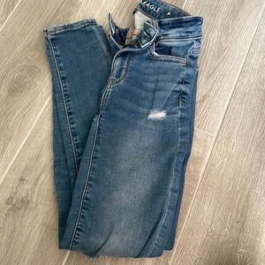 American Eagle Ripped Skinny Jeans